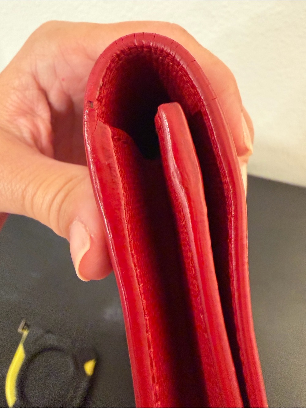 Yves Saint Laurent Leather Clutch in Red - Picture 15 of 15